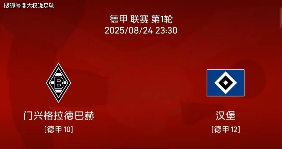 8.24 德甲联赛:门兴vs汉堡比赛分析